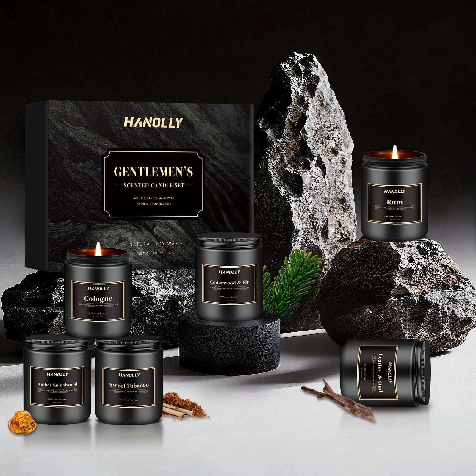 Candele Profumate Natalizie - Decorazione Casa Natale San Valentino Compleanno