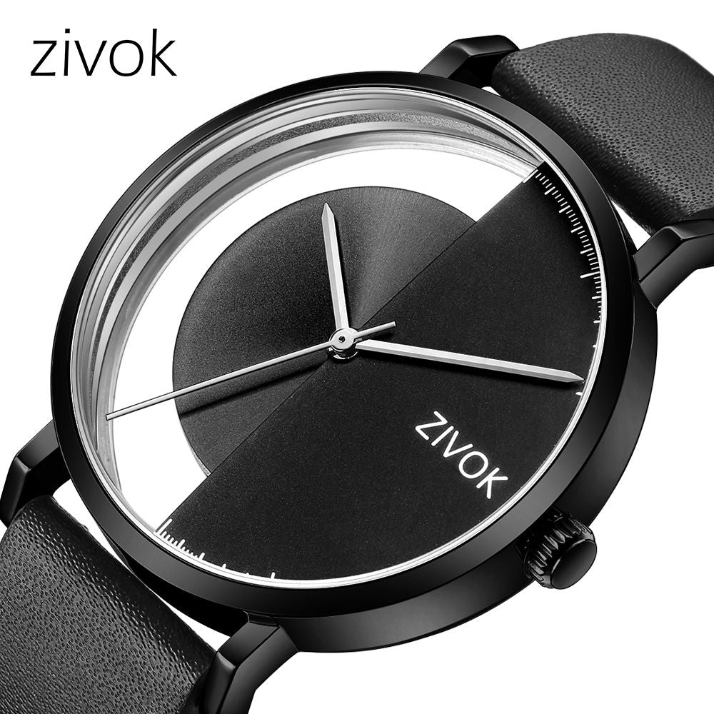 ZIVOK Luxury Quartz Men's Watch Waterproof Sport Wristwatches Big Dial Business Male Watches Clock Montre Homme-1