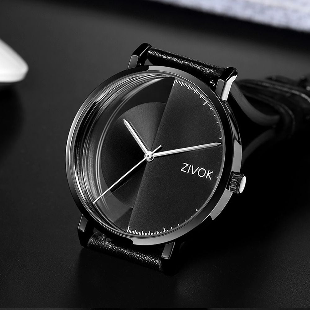 ZIVOK Luxury Quartz Men's Watch Waterproof Sport Wristwatches Big Dial Business Male Watches Clock Montre Homme-9