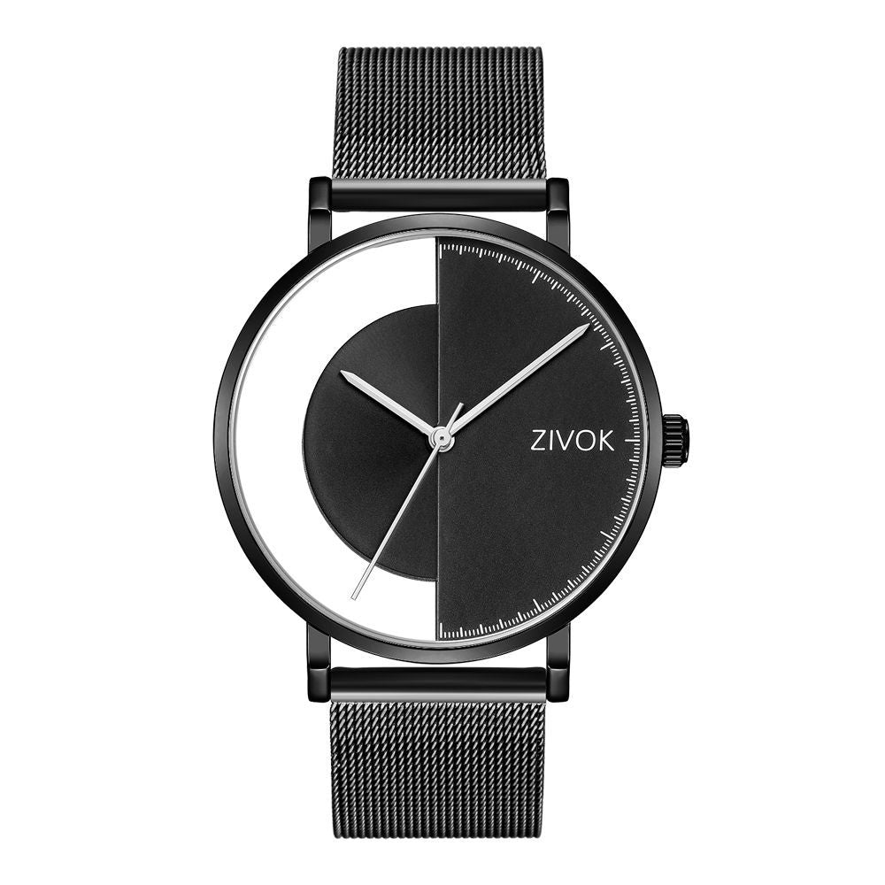 ZIVOK Luxury Quartz Men's Watch Waterproof Sport Wristwatches Big Dial Business Male Watches Clock Montre Homme-12