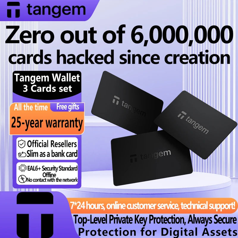 Tangem Hardware Wallet Cold Wallet Cryptocurrency Wallet Blockchain Digital Virtual Currency 100%Secure Asset Storage official