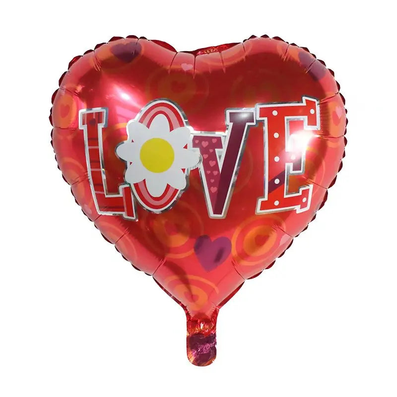 Palloncini Cuore Rosso 18 Pollici - 10 Pezzi Elio San Valentino Matrimonio