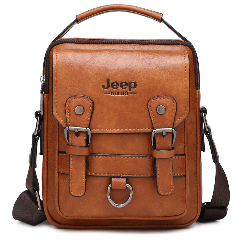 Borsa Business JEEP BULUO Multifunzione - Tracolla Pelle Grande Capacità Uomo