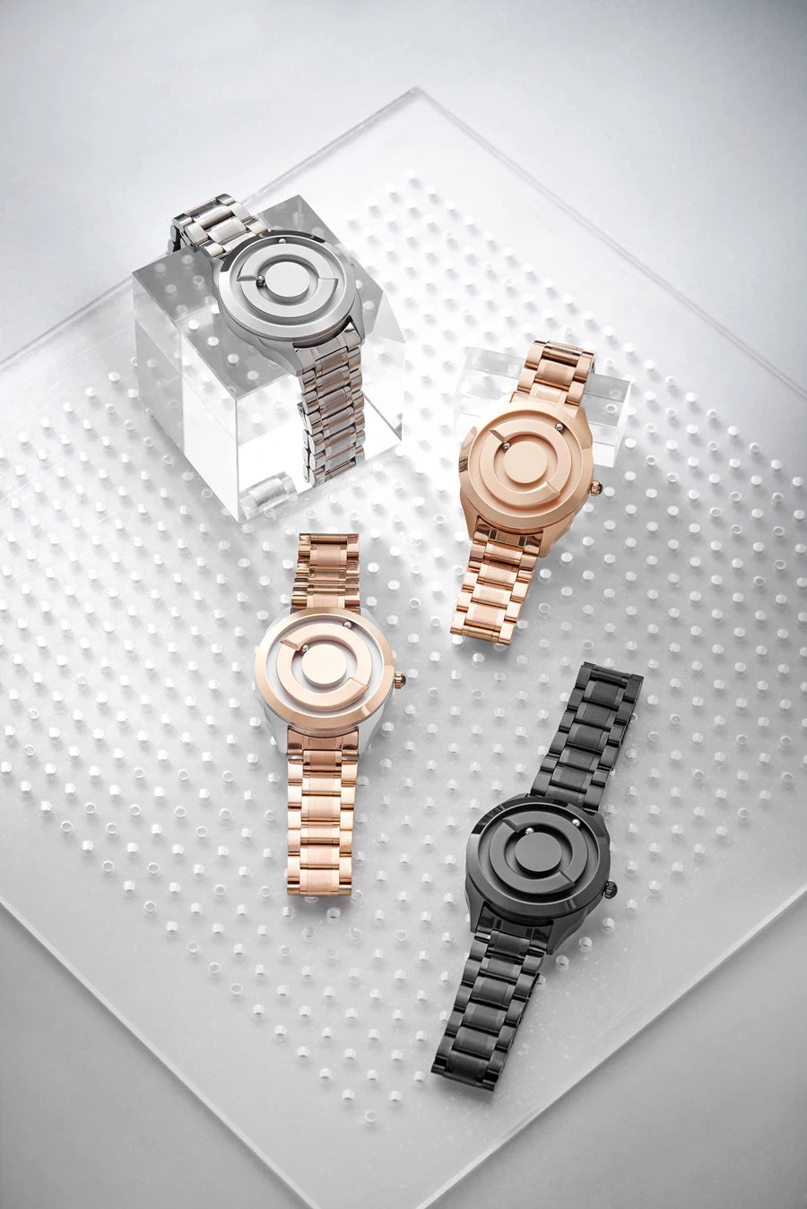 Orologio Uomo EUTOUR Magnetico Gold Rose - Quarzo Luxury Fashion Impermeabile