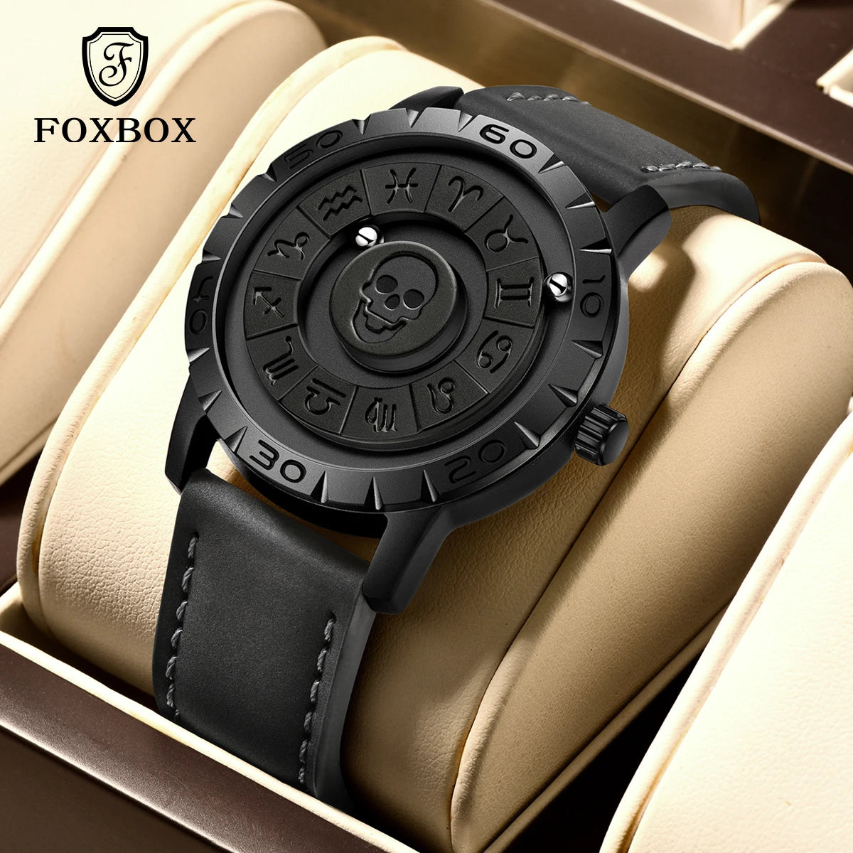 Orologio Uomo LIGE FB0047 Magnetico Touch Dial - Puntatore Scorrevole Levitazione Magnetica Impermeabile