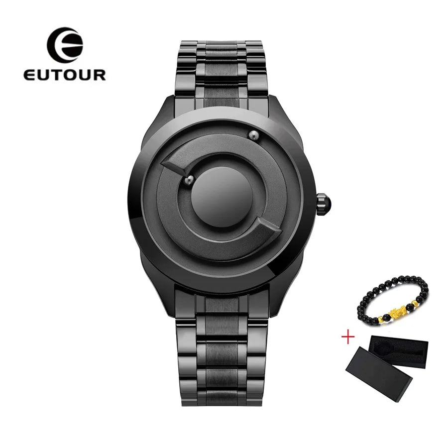 Orologio Uomo EUTOUR Magnetico Gold Rose - Quarzo Luxury Fashion Impermeabile