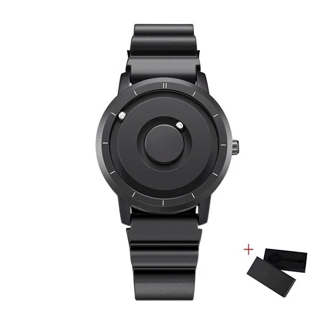 Orologio Uomo EUTOUR Magnetico Gold - Silicone Quarzo Sport Impermeabile Casual