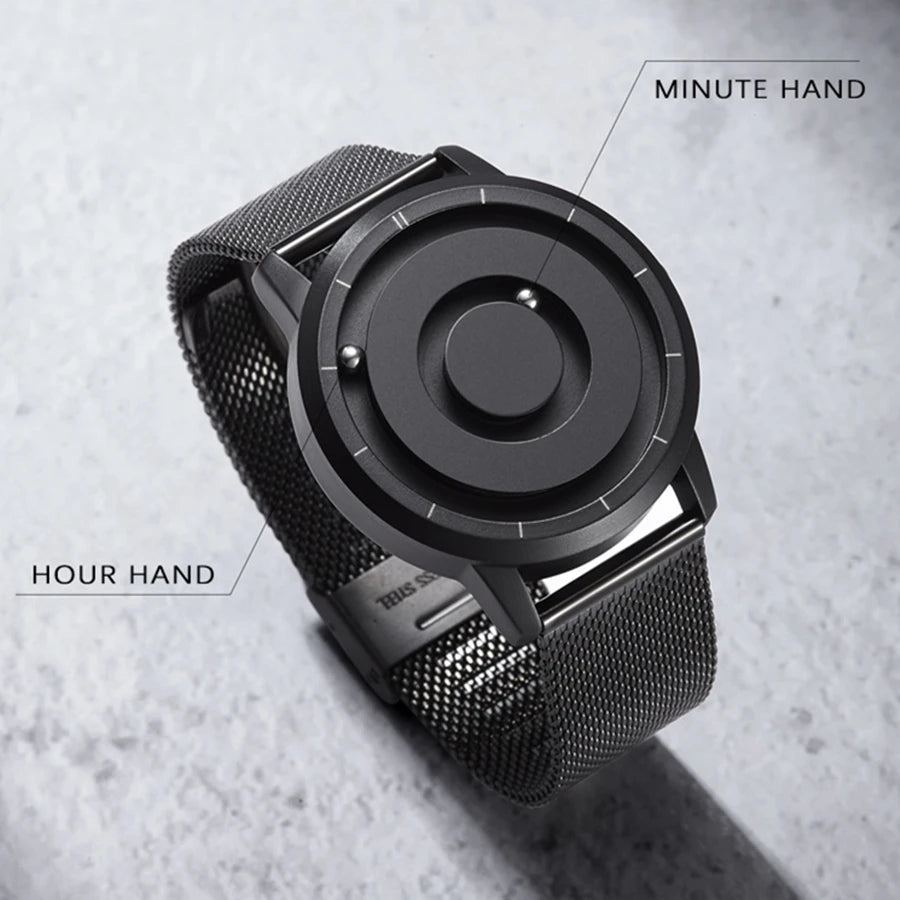 Orologio Uomo EUTOUR Magnetico Luxury Sports - Quarzo Impermeabile Fashion Simple