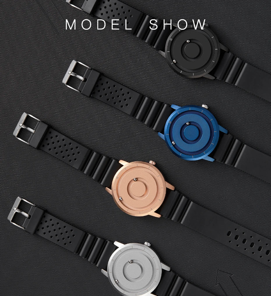 Orologio Uomo EUTOUR Magnetico Luxury Sports - Quarzo Impermeabile Fashion Simple