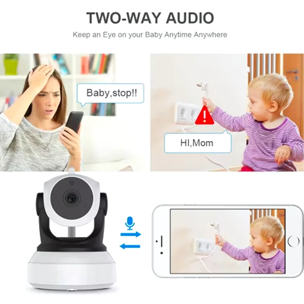 Telecamera WiFi DIFANG C24S 2MP Visione Notturna Infrarossi AI Tracking PTZ