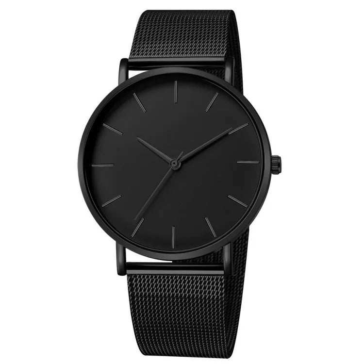 Orologio Uomo Ultra Sottile Business - Cinturino Mesh Acciaio Elegante Minimalista