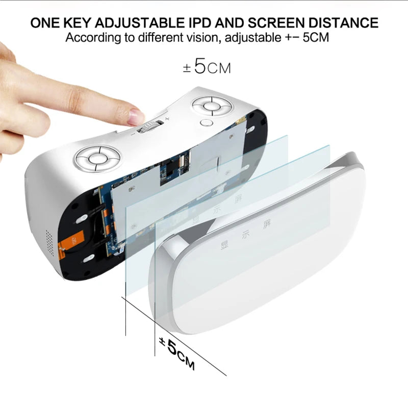 Visore VR S900 All-in-One Occhiali Realtà Virtuale 2K Display 5.5" 3G RAM 16G ROM WiFi IMAX 3D