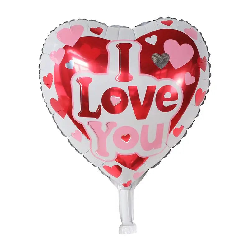 Palloncini Cuore Rosso 18 Pollici - 10 Pezzi Elio San Valentino Matrimonio