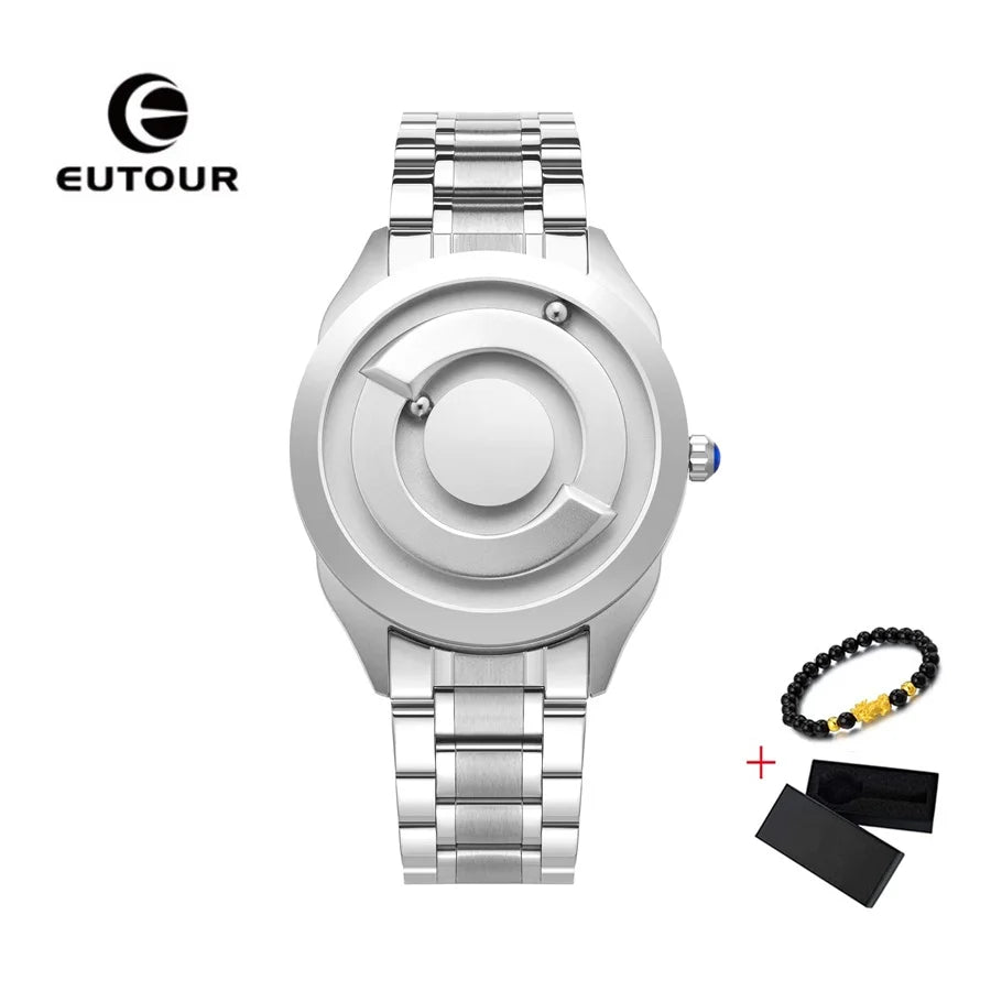 Orologio Uomo EUTOUR Magnetico Gold Rose - Quarzo Luxury Fashion Impermeabile