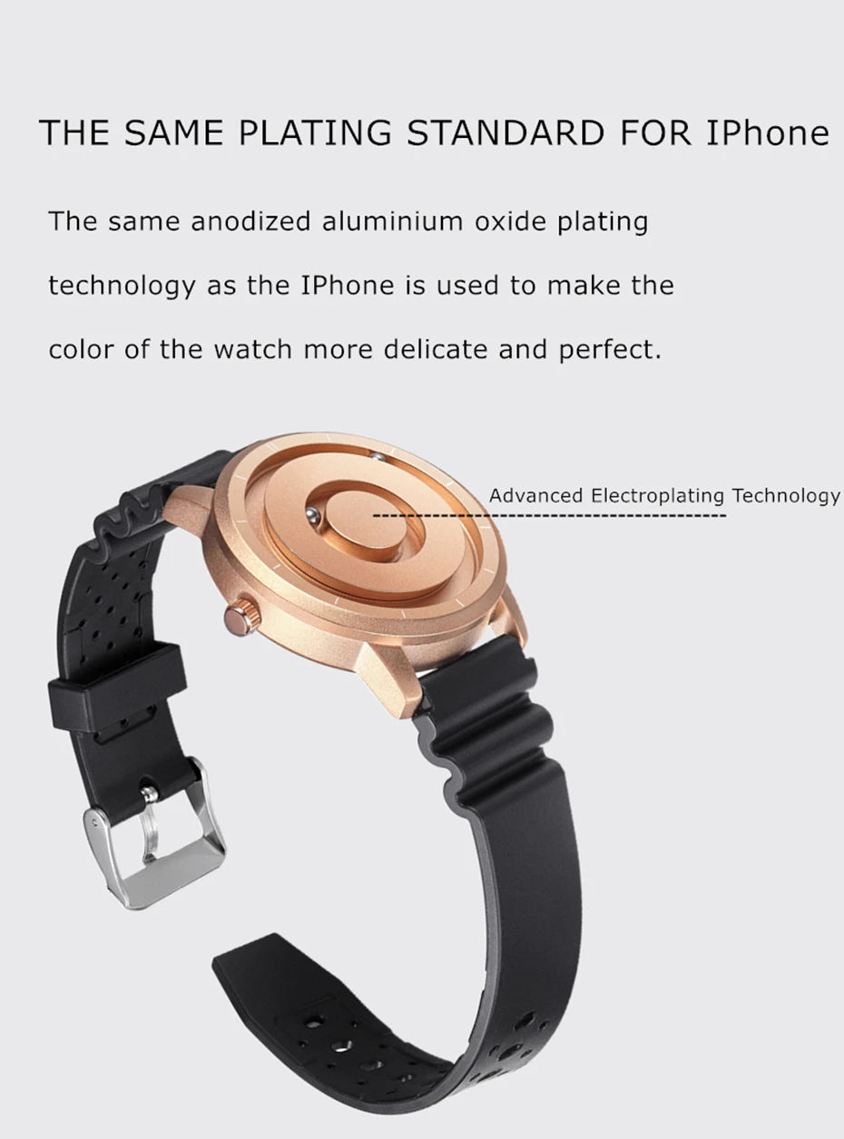 Orologio Uomo EUTOUR Magnetico Luxury Sports - Quarzo Impermeabile Fashion Simple