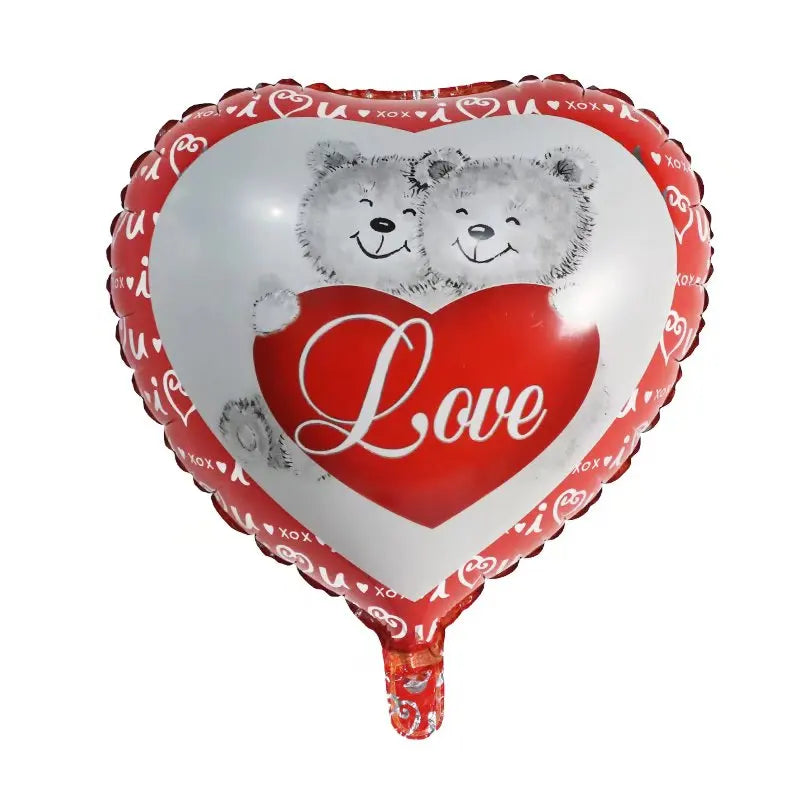 Palloncini Cuore Rosso 18 Pollici - 10 Pezzi Elio San Valentino Matrimonio