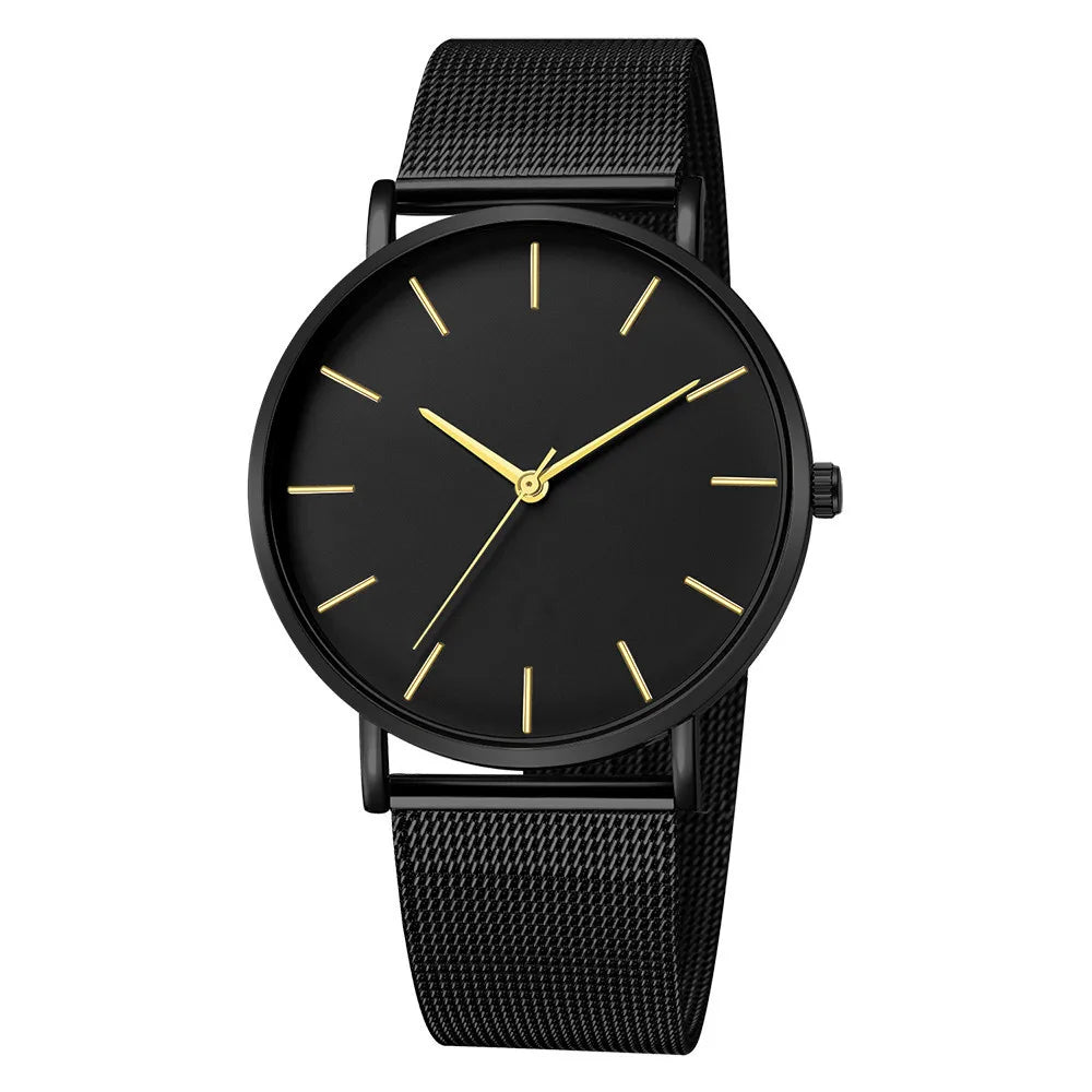 Orologio Uomo Ultra Sottile Business - Cinturino Mesh Acciaio Elegante Minimalista