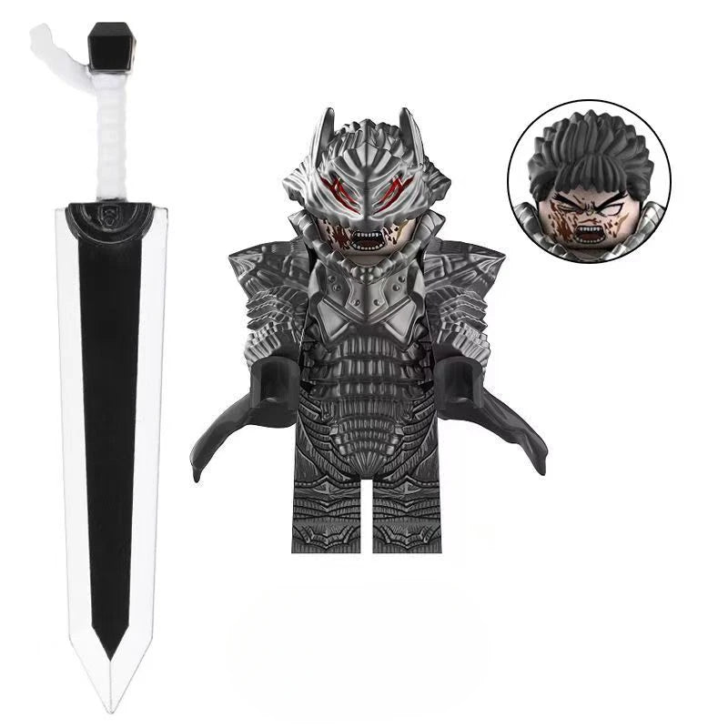 Statuetta Berserk Guts - Action Figure Anime da Collezione Desktop