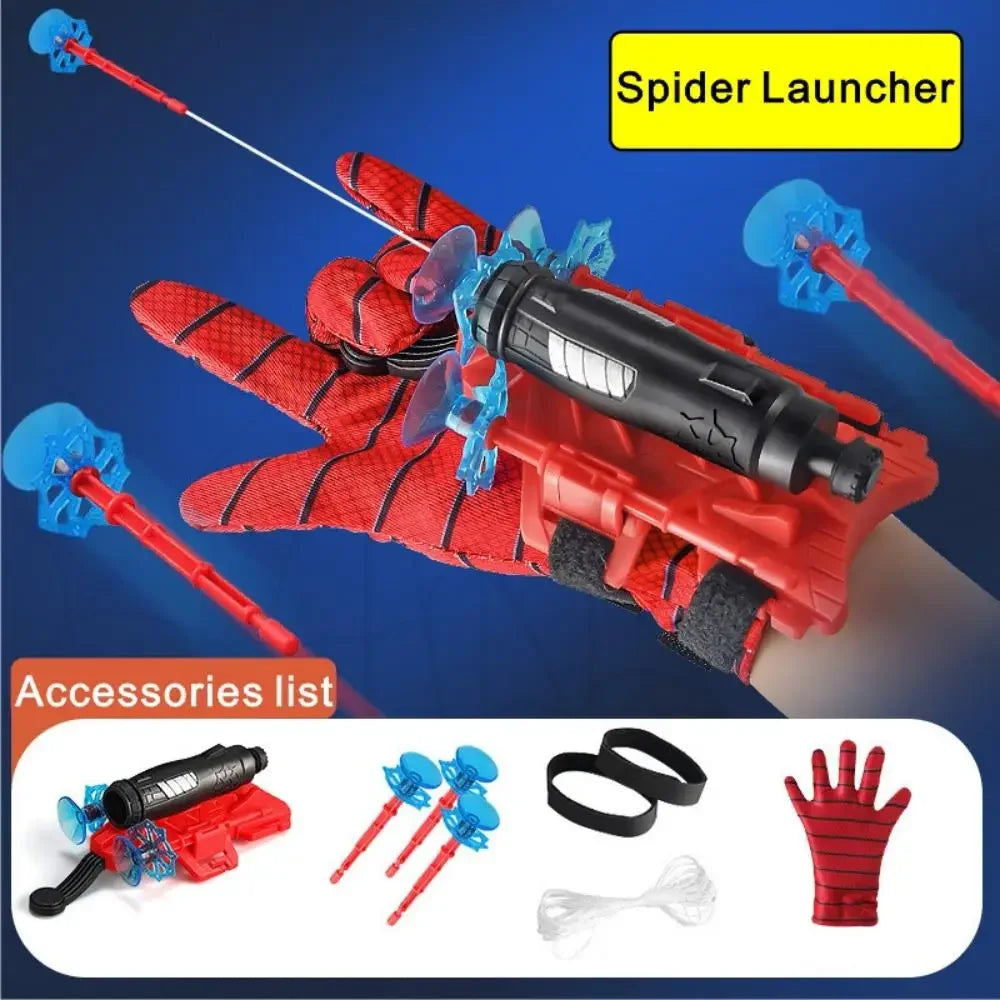 Lanciaragnatele Spiderman con Guanti - Giocattolo Cosplay per Bambini