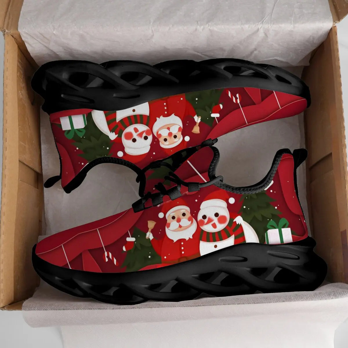 Sneakers Natalizie Uomo MAEDEF - Scarpe Slip-On Leggere Antiscivolo