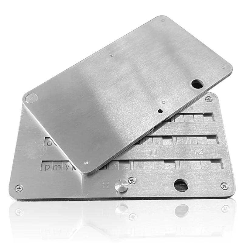 ABBO-Plates Wallet For Bitcoin Hardware Cold Backup Storage Mechanic Code Record Book Crypto Cryptocurrency