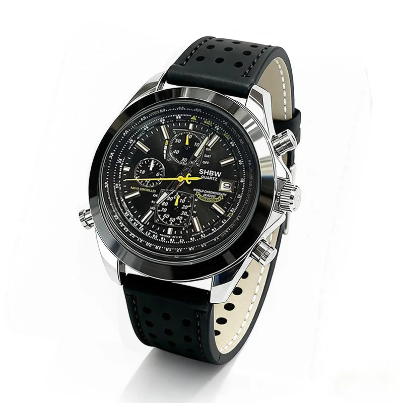 Orologio Uomo Multifunzione Luxury 2025 - Acciaio Inox con Data e Cronografo