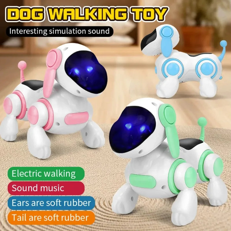 Cane Robot Interattivo Elettrico - Giocattolo Musicale Cammina Bambini 3+