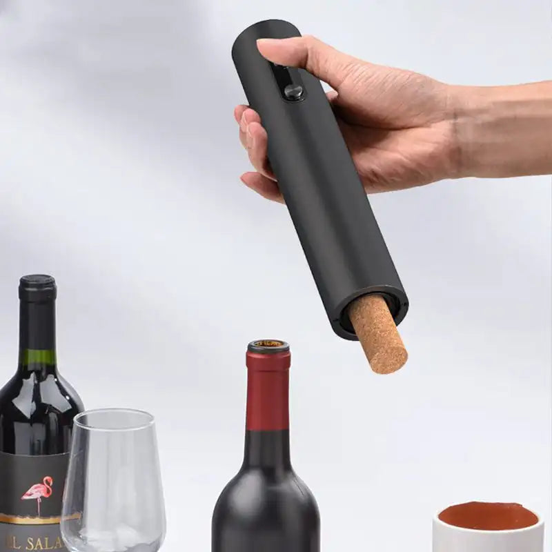 Apribottiglie Elettrico per Vino con Base di Ricarica - Cavatappi Automatico Ricaricabile