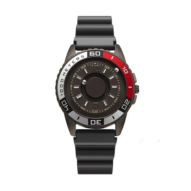 Orologio Uomo Magnetico New Design - Sfere Metalliche Multifunzione Sport Quarzo Creative