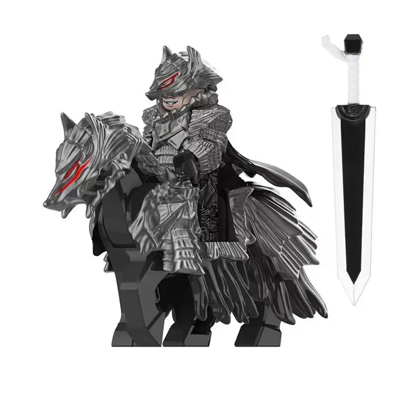 Statuetta Berserk Guts - Action Figure Anime da Collezione Desktop