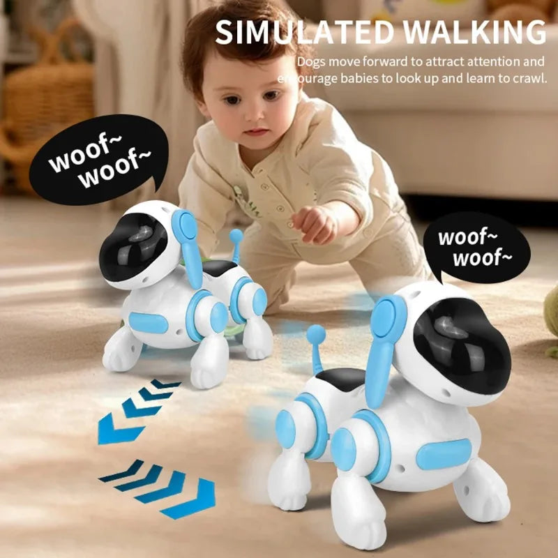 Cane Robot Interattivo Elettrico - Giocattolo Musicale Cammina Bambini 3+