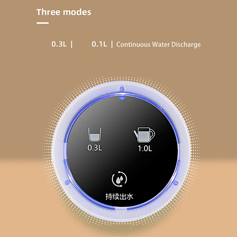 Pompa Acqua Elettrica Ricaricabile USB per Boccioni - Dispenser Automatico