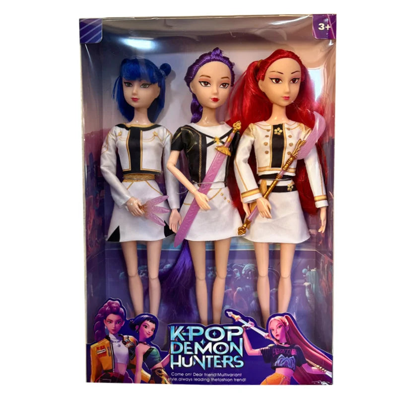 Action Figure Anime Demon Hunters 2026 Rumi Mira Zoi - Collezione Vinile