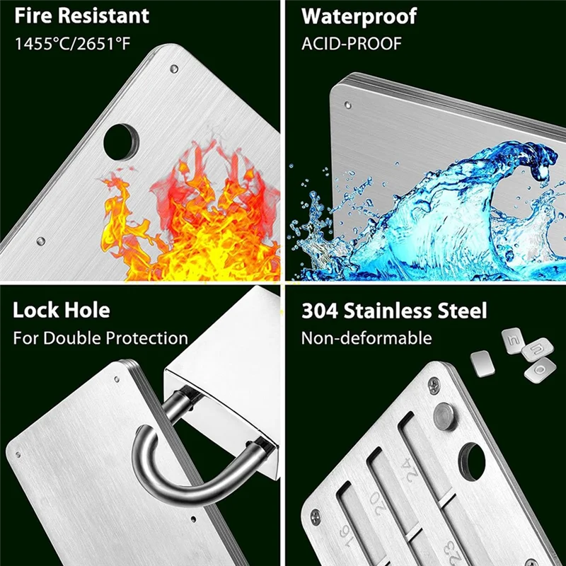 HHO-Crypto Wallet Cold Wallet Crypto Bit Mechanical Code Recorder For Bitcoin Hardware Cold Backup Mechanical Code Record Book