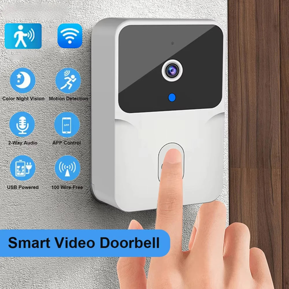Videocitofono Smart WiFi 2026 - Campanello Wireless con Visione Notturna e Audio Bidirezionale