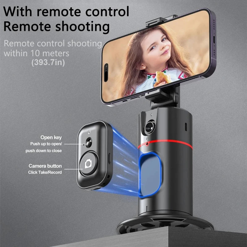 Gimbal Stabilizzatore Smartphone 360° con Face Tracking