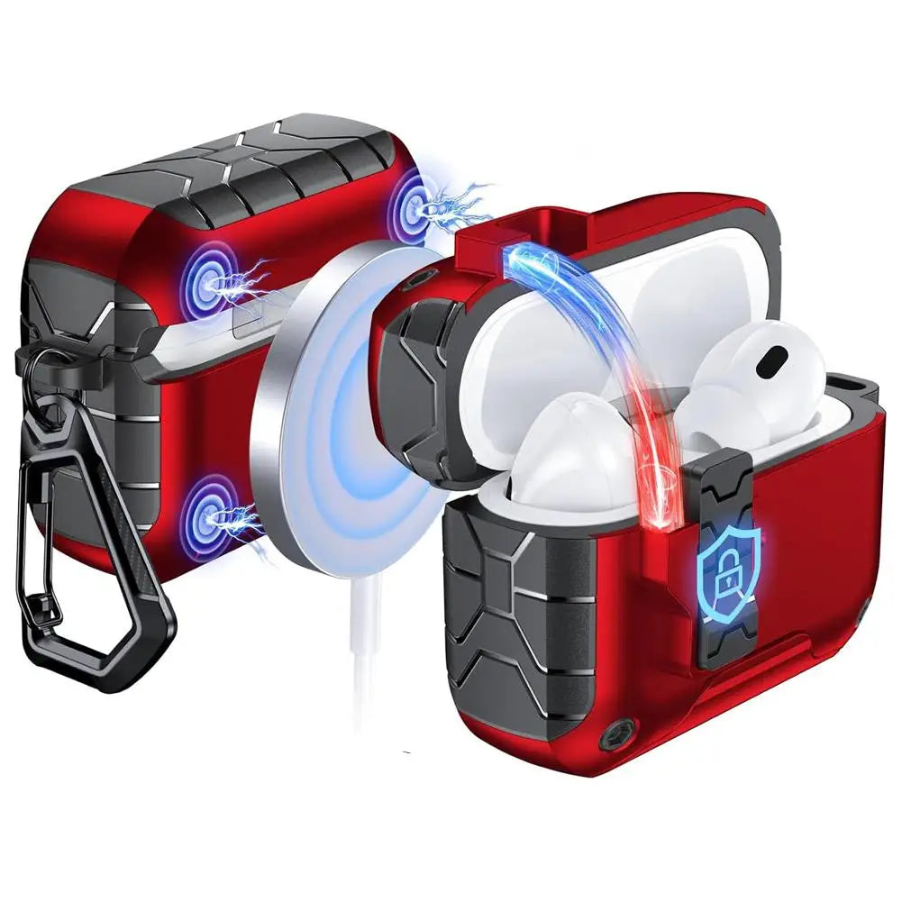 Custodia Magnetica per AirPods Pro 3 con Kit Pulizia e Portachiavi
