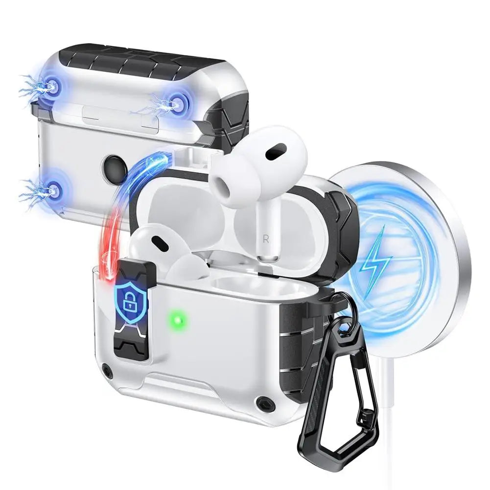 Custodia Magnetica per AirPods Pro 3 con Kit Pulizia e Portachiavi