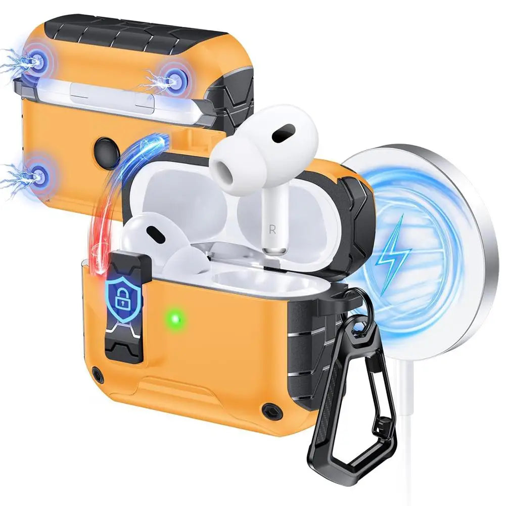Custodia Magnetica per AirPods Pro 3 con Kit Pulizia e Portachiavi