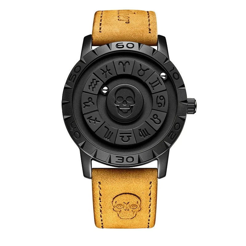 Orologio Uomo FOXOBOX Magnetico 2024 - Puntatore Scorrevole Military Sport Impermeabile