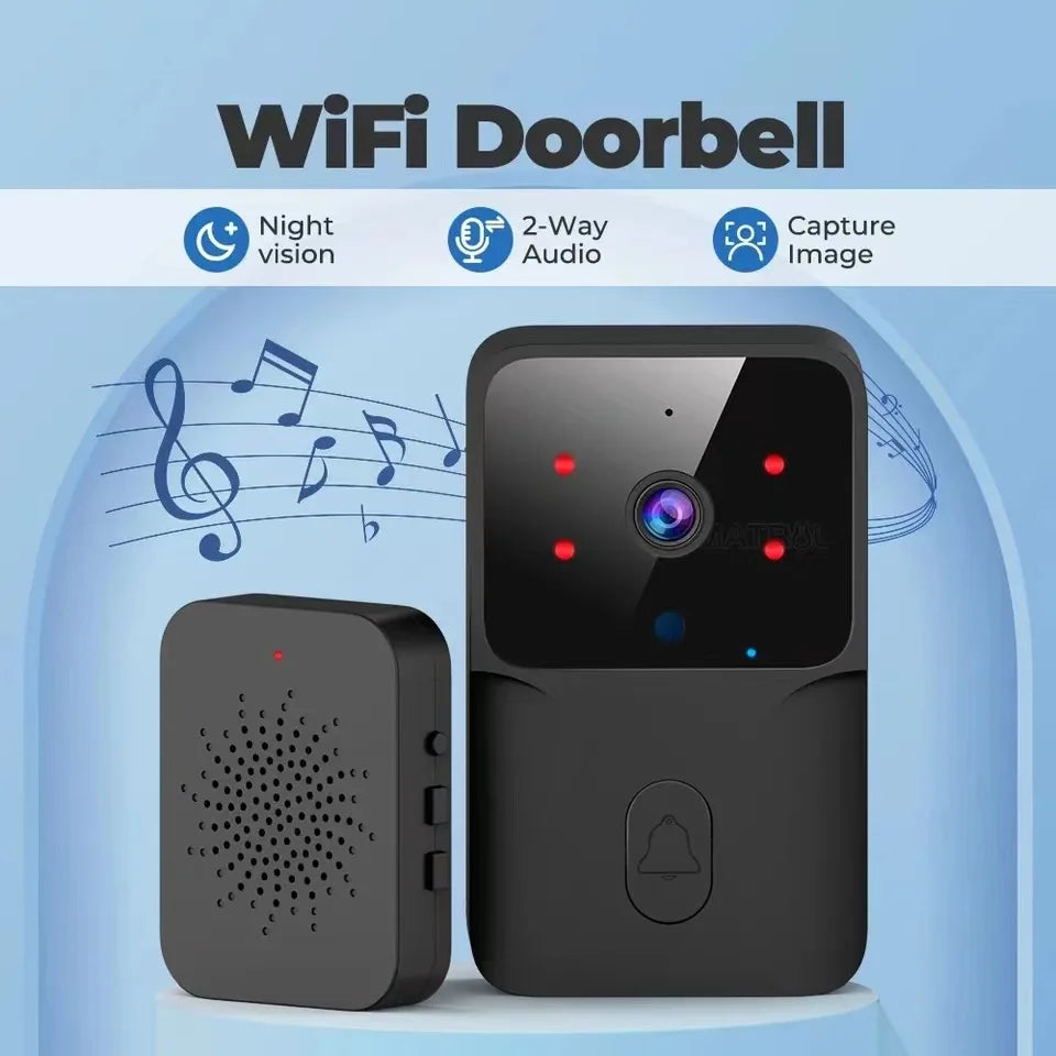 Videocitofono Smart WiFi 2026 - Campanello Wireless con Visione Notturna e Audio Bidirezionale