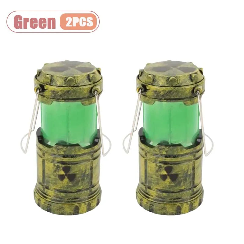 Lampada Reattore Nucleare Mini - Luce Notturna LED Halloween (4 Pezzi)