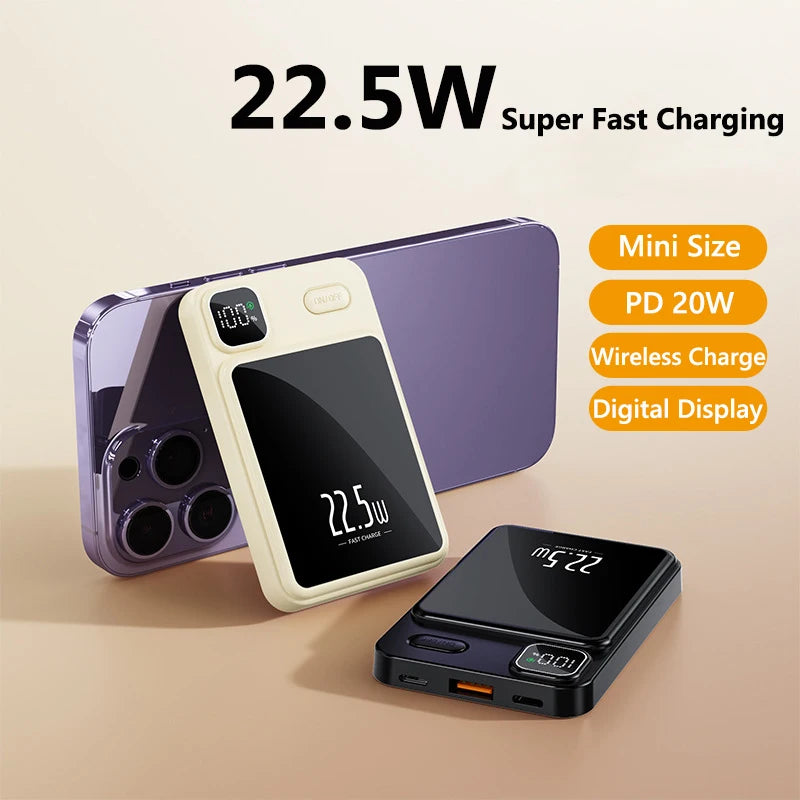 Power Bank MagSafe 20000mAh Magnetico Ricarica Rapida PD 22.5W