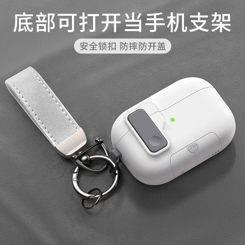 Custodia Magnetica per AirPods Pro 3 con Supporto Telefono - Protezione Antiurto