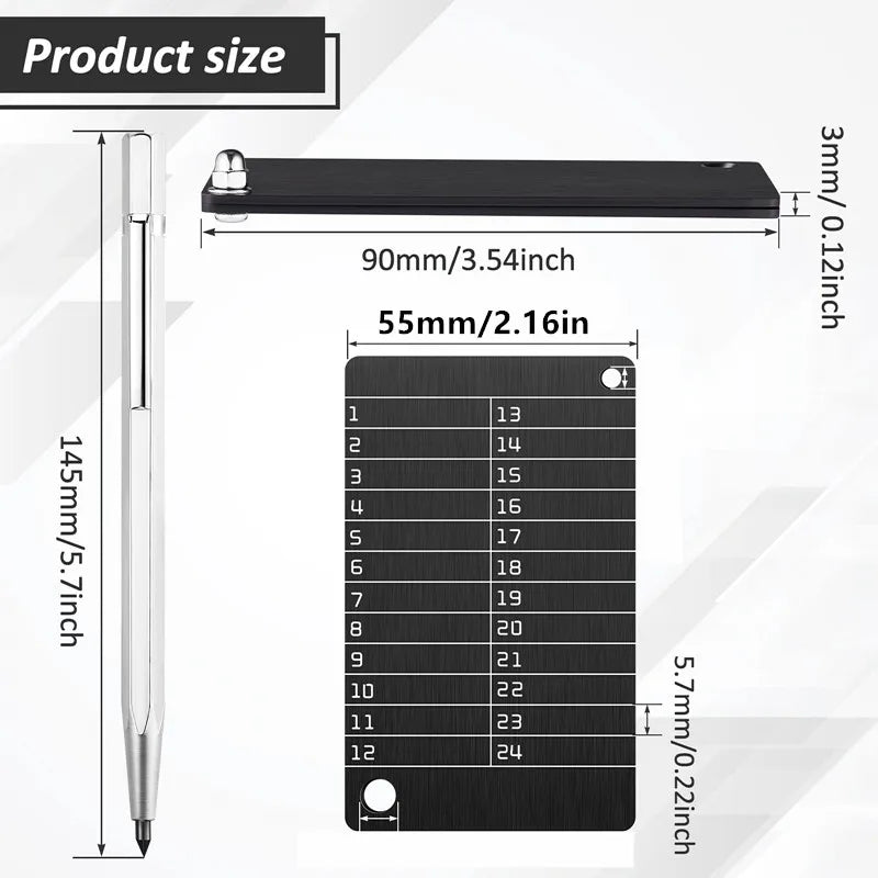2 encrypted wallets and 1 metal plate marker pen, the cryptocurrency wallet is used for hardware cold backup seed storage, suita