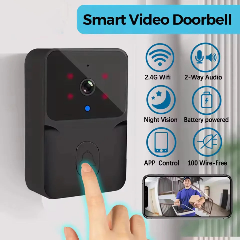 Videocitofono Smart WiFi 2026 - Campanello Wireless con Visione Notturna e Audio Bidirezionale