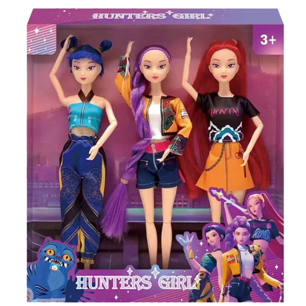 Action Figure Anime Demon Hunters 2026 Rumi Mira Zoi - Collezione Vinile