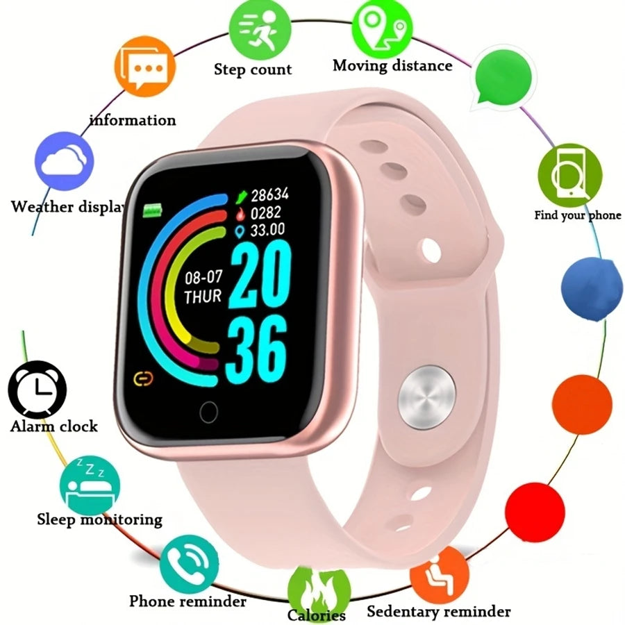 Smartwatch Fitness con Cardiofrequenzimetro e Lettore Musicale