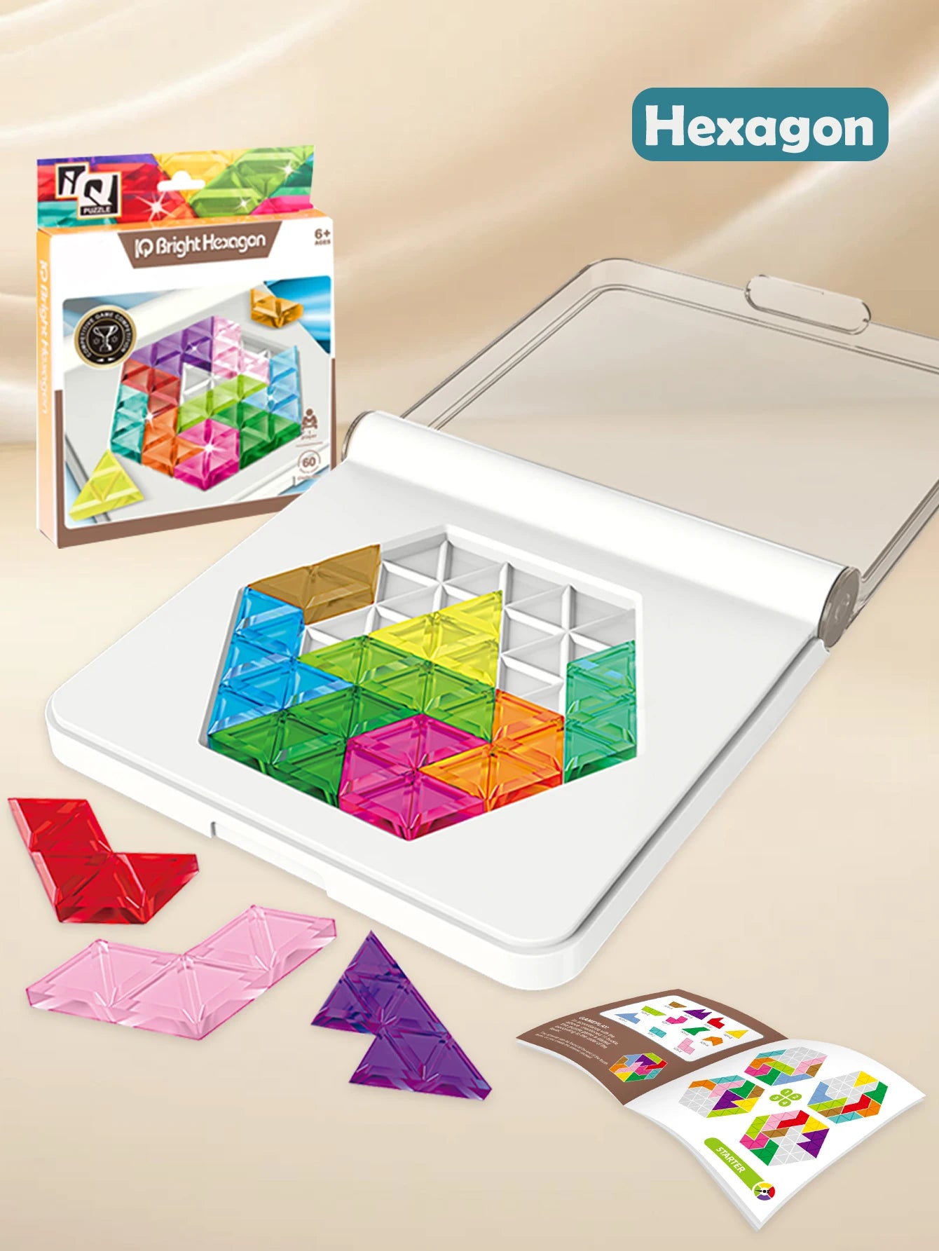 Puzzle Logico Educativo Bambini - Gioco Tavolo Forme Colori Regalo