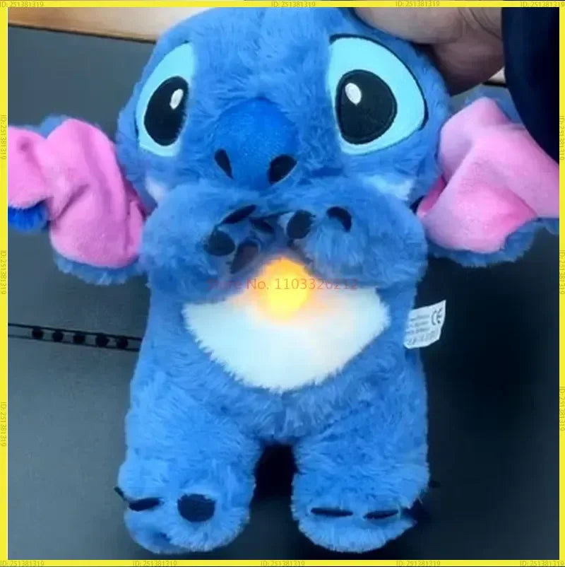 Peluche Stitch Rosa Lilo Natalizio - Giocattolo Musica Luce Nanna Regalo Natale